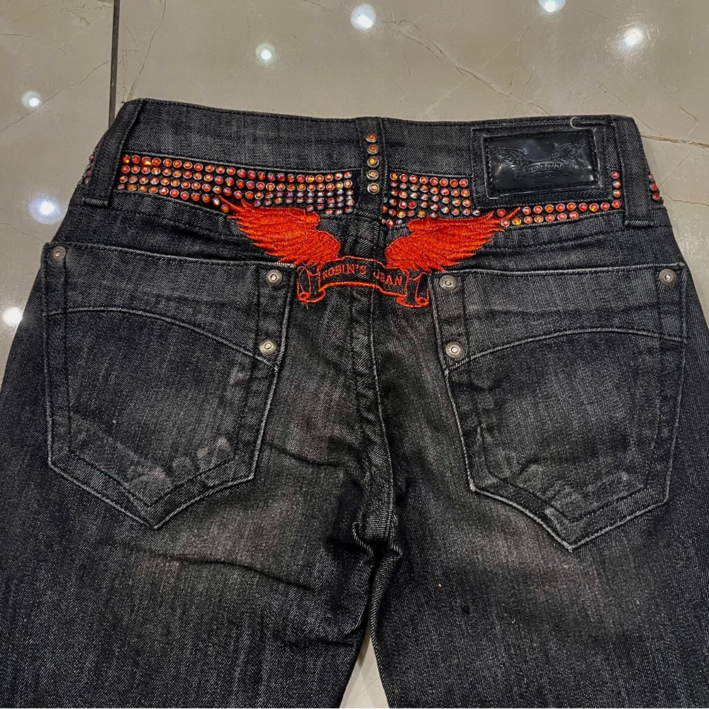 NWOT Robin’s jean low rise Swarovski jean 23